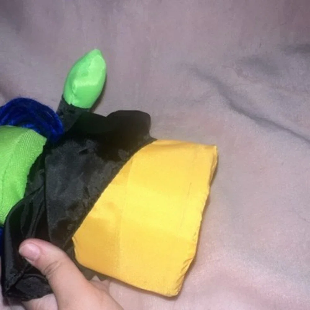 Halloween Witch Green/Black/Blue, Washable, Small pop-up Vintage